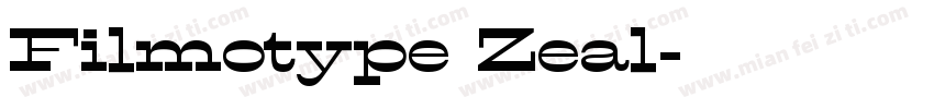 Filmotype Zeal字体转换